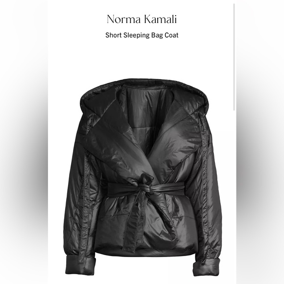Norma Kamali Short Sleeping Bag Coat in size XS/S - Picture 2 of 5